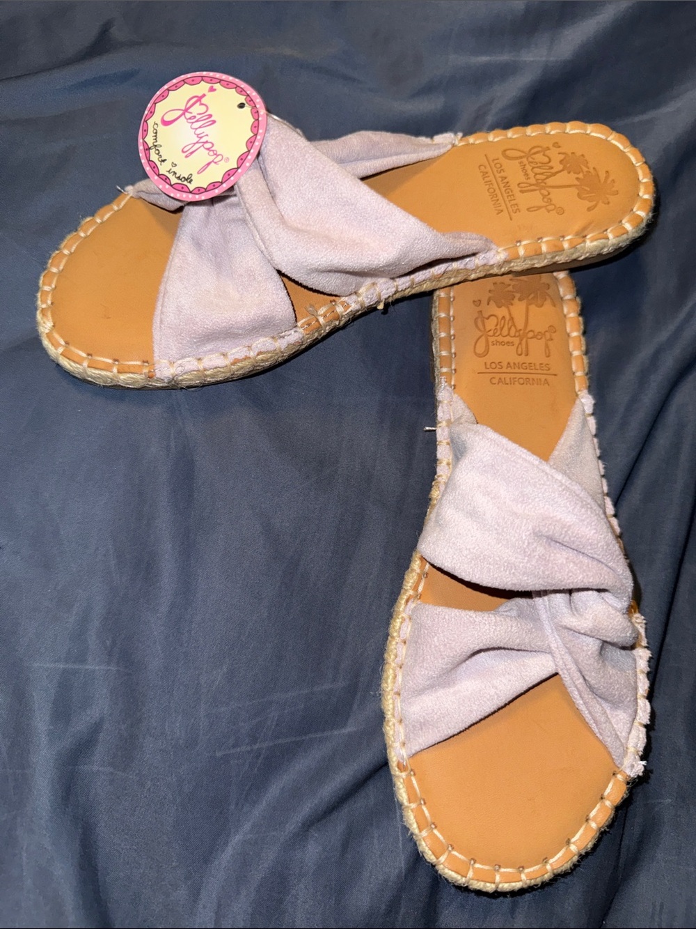 Jelly pop lavender Knot Slide Sandals - Women